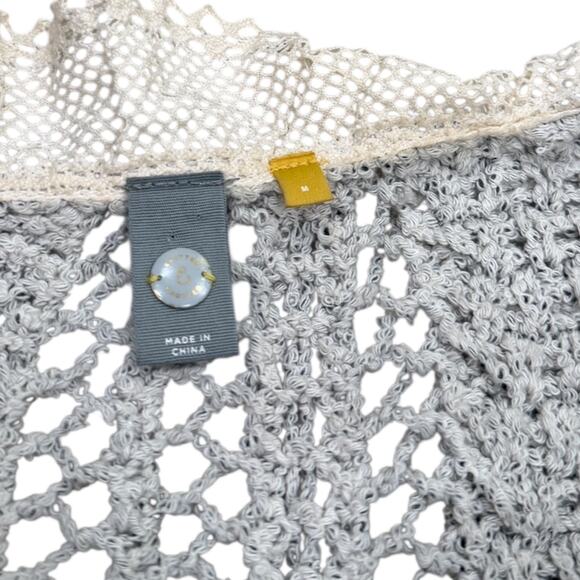 Anthropologie Knitted & Knotted Salt & Pepper Open
Knit Cardigan - Picture 3 of 9